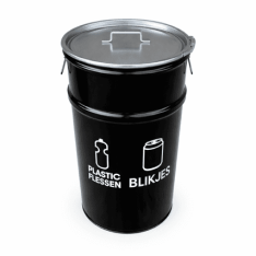 80 L duo handvat deksel zilver vooraanzicht6156040213260