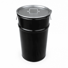 80 L handvat deksel zilver vooraanzicht6156039510554